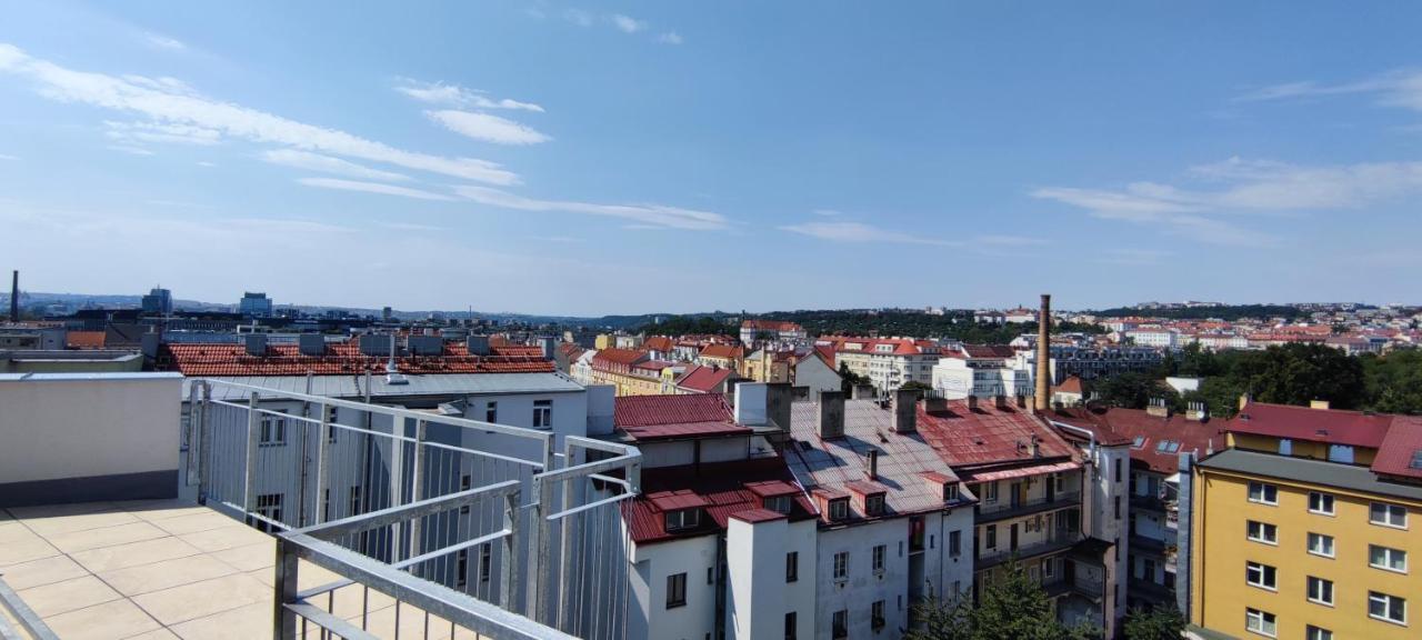 Penthouse # 81 With Panoramic City View In Elite Rezidence With Free Parking Prag Dış mekan fotoğraf
