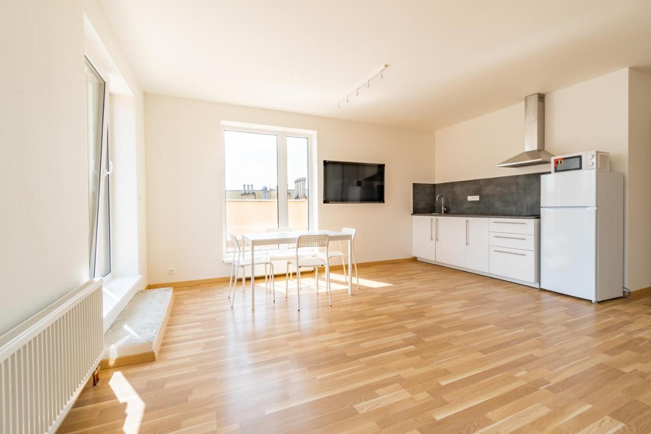 Penthouse # 81 With Panoramic City View In Elite Rezidence With Free Parking Prag Dış mekan fotoğraf