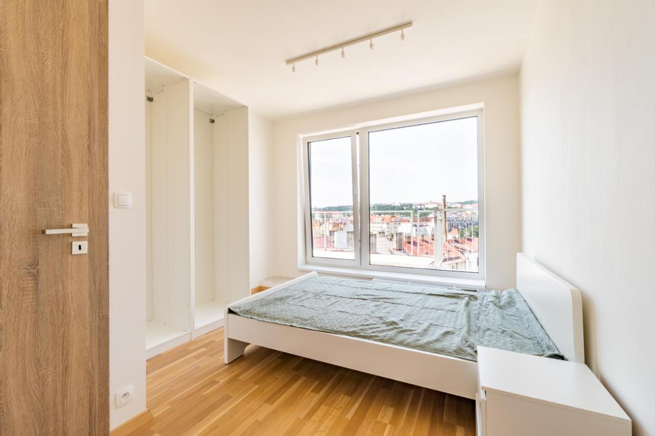 Penthouse # 81 With Panoramic City View In Elite Rezidence With Free Parking Prag Dış mekan fotoğraf