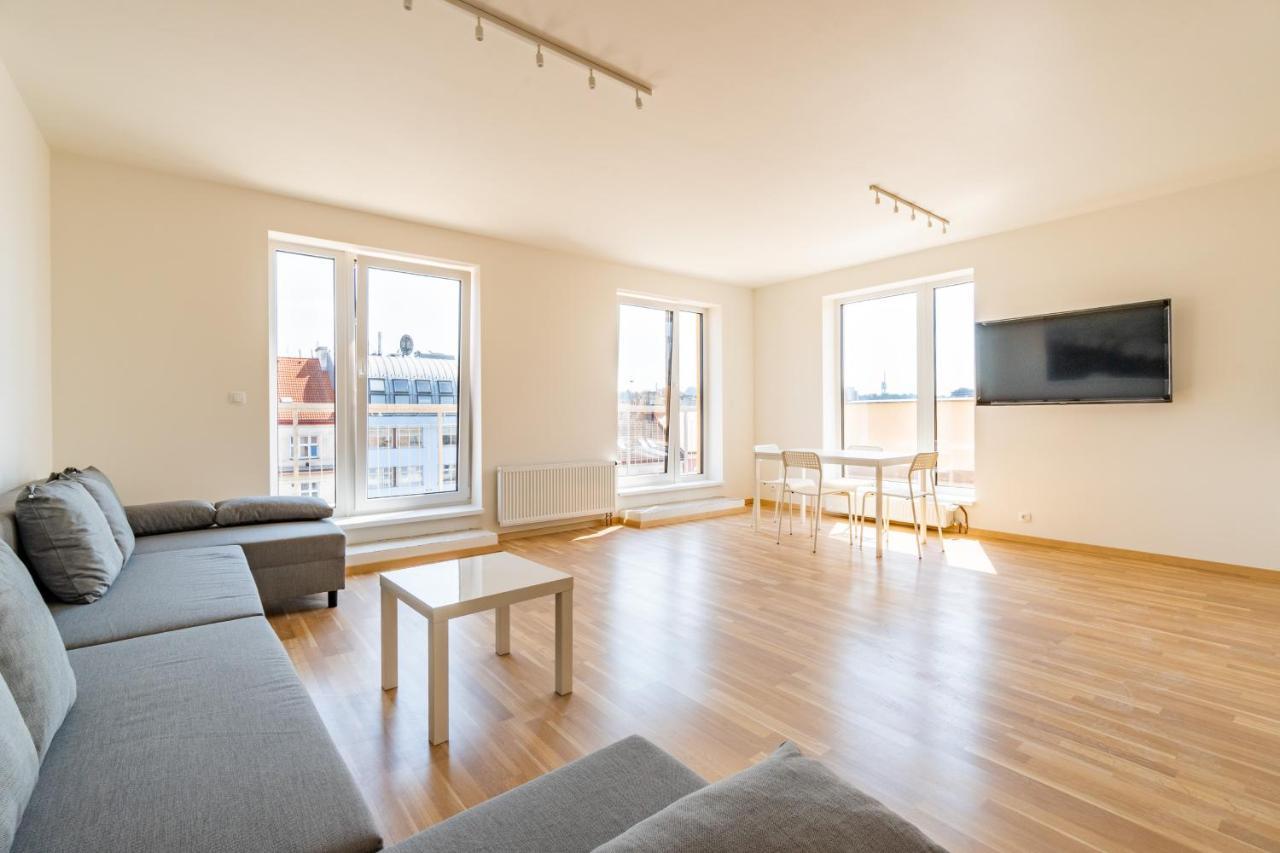 Penthouse # 81 With Panoramic City View In Elite Rezidence With Free Parking Prag Dış mekan fotoğraf